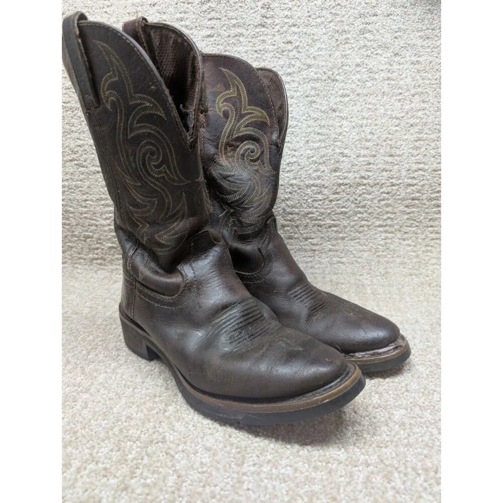 Justin Original Workboots ASTM F2892-11 Brown Mens Size 8D WK4575 Leather